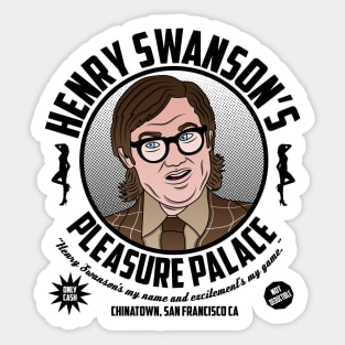 Henry Swanson's Pleasure Palace Sticker